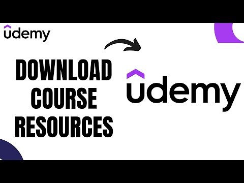 How to Download Course Resources on Udemy (EASY)
