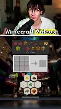 Guess 19 secret crafting recipes in Minecraft! #minecraft #shorts