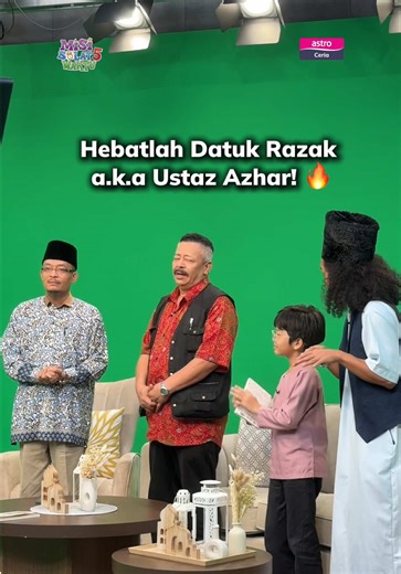Hebatlah Ustaz Azhar ni 🫣 #MisiSolat5Waktu #AstroMisiSolat5Waktu