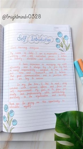 Self Introduction| How to give self introduction Introduction #introduction #selfintroduction #intro