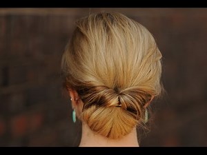 Twisted Chignon Tutorial.