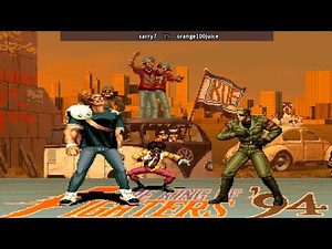 拳皇94 The King of Fighters '94 | Fightcade 킹오브파이터즈94 sarry7 (kr) vs orange100juice (kr) Kof94
