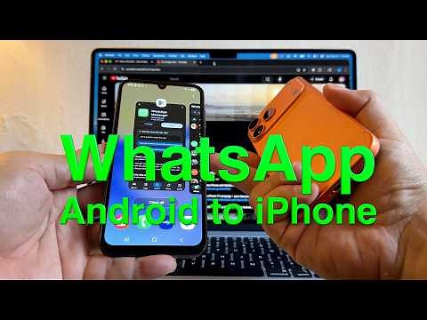 How to Transfer WhatsApp Messages from Android to iPhone 17 Pro Max