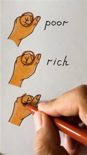 Rich poor genius