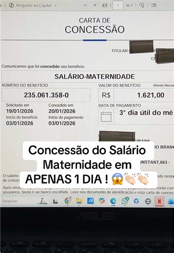 Concessão do Salário Maternidade em Apenas 1 Dia!