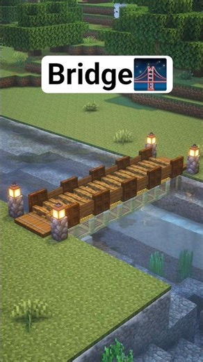 Minecraft Easy Bridge💦 #shorts