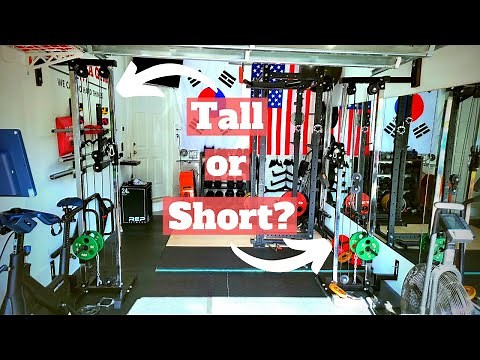 Titan wall mounted pulley tower: tall vs short versions?