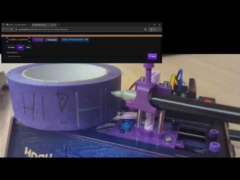 Label Maker controlled from Chrome