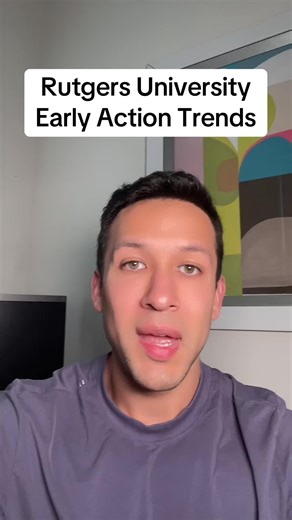 Rutgers EA 2026 Trends . . . . #rutgers #collegeapps #collegeadmissions #highschool #senioryear