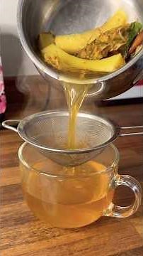 Don’t Throw Away Your Pineapple Peels! 🍍🌿 Make This Amazing Herbal Tea episode 1 #wellnesstea
