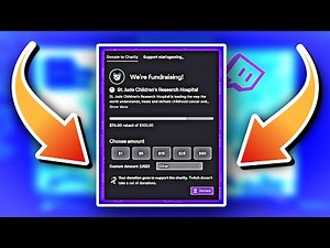 Make Charity/Fundraiser Streams DIRECTLY Through TWITCH - New Twitch Charity Feature