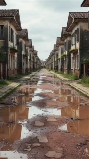 Old houses. Muddy road. Poor living conditions. One complete transformation — houses, street, and surroundings. This is how Flow Build creates better living spaces. ✨ Watch till the end. #FlowBuild #FullTransformation #HouseRenovation #StreetUpgrade #BeforeAfter