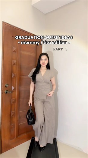 classy graduation outfit for mom/tita #graduationoutfit #gradoutfit #mommyoutfit #titafits #classyoutfit #fbreels #igreels | Krisha Wong