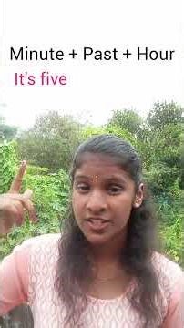 PART 01... Clock paakradhu easy… but English-la time solla theriyuma? #englishlearning