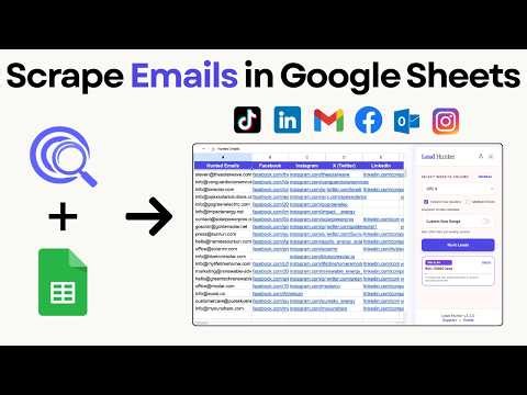 Extract Emails & Social Profiles from Any Website in Google Sheets