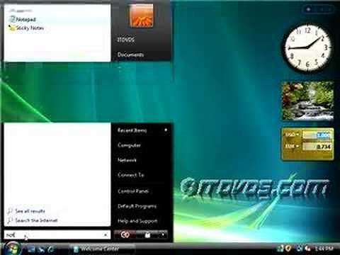 Microsoft Vista - User Interface Tour
