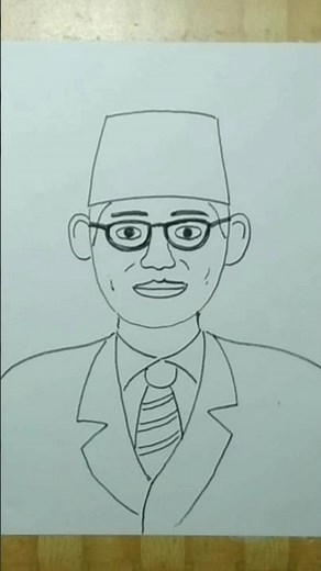 Menggambar Ki Hajar Dewantara #pahlawan