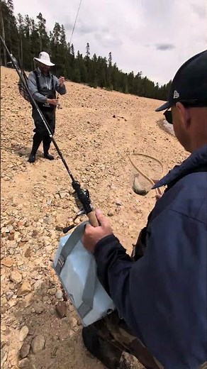 EPIC fishing trip! catching trout in a Colorado Alpine lake. #troutfishing #fishing #coloradofishing