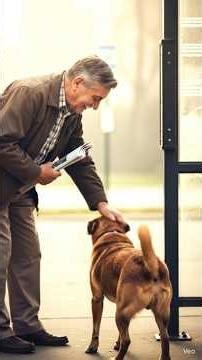 वह रोज़ उसी बस स्टॉप पर बैठता था… 🐕💔 #viralvideo #viralshort