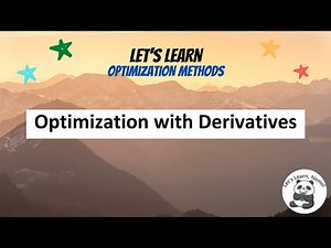 (OP08) Optimization with Derivatives