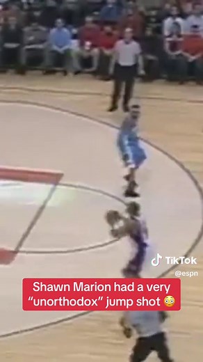 Shawn Marion's Unorthodox Jump Shot in NBA History