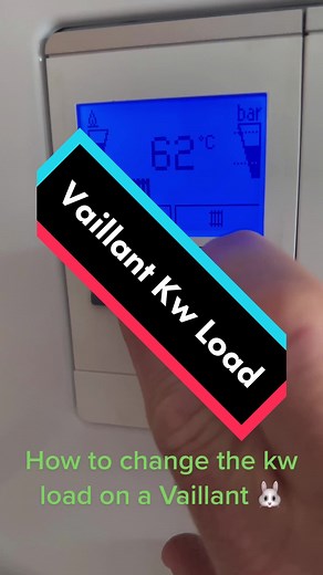 Rating the Vaillants kw to suit the system!! #vaillant #boiler #breakdown