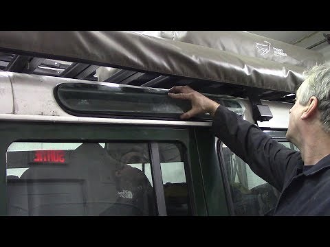 Replacing the Land Rover alpine window seals - 1/2 hour of real time frustration!