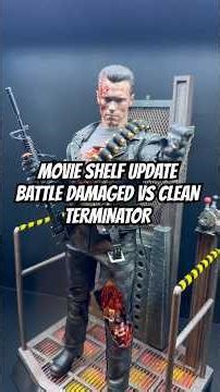 Battle damaged Terminator vs clean #MovieShelf, #Terminator, #ActionFigureCollection #CollectorLife