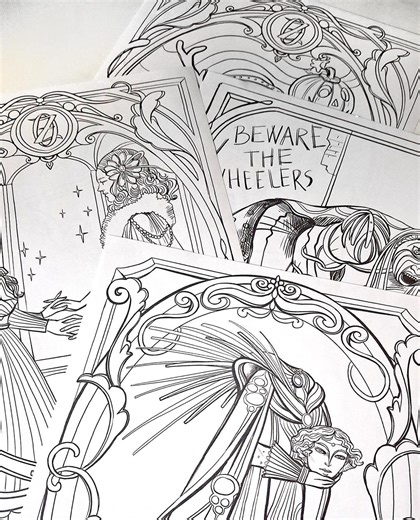 Oz Coloring Page -the Wonderful Wizard of Oz- There's No Place Like Home- Dorothy and Toto- L. Frank Baum - Art Printable Illustration - Etsy Canada