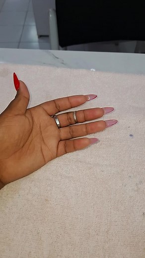 Stunning Long Red Nails: A Close-Up Showcase