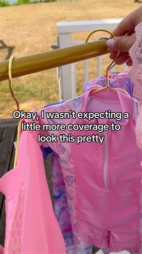 Girls’ swimwear with coverage and sun protection for girls swimming lessons and resortwear #swimming