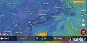 BOAT AND BEACH FORECAST: Let's call it the calm before the storm... The ocean is SUPER quiet until about Sunday before swells from Hurricane Lee start to arrive on Monday. Don't rule out a stray T'storm or two through the weekend! FRI: Light southerly winds 5-10kts with 0-1' ocean swells and 0-1' on the bays. SAT: Similar to Friday, small scale ocean and bay waves with fairly light southerly winds. Chance of a T'storm. SUN: Slight uptick in ocean swell but nothing significant... YET. Ocean 1-2' 