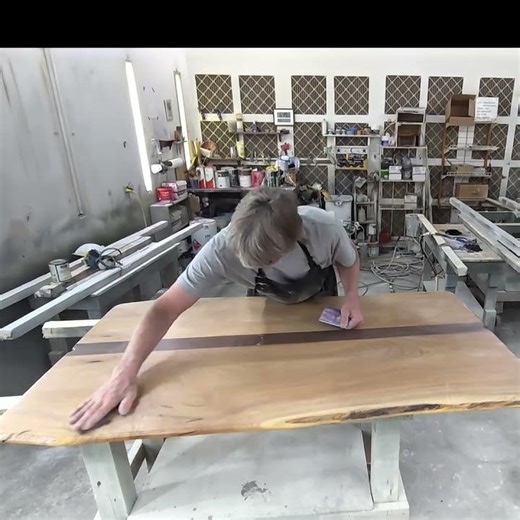 Final Coat Secrets for High-End Luster on a Walnut/ Butternut Tabletop