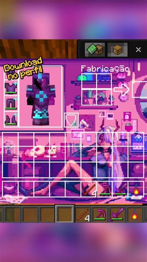 Melhores Texturas e Mods para seu Minecraft Bedrock!! # #minecraft #mcpe # #shortsvideo