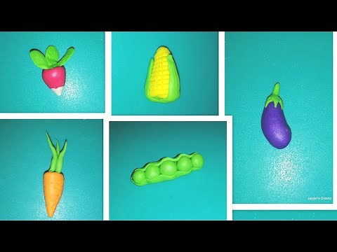 Clay Art Vegetables | Modeling Clay Art | Easy Tutorial for kids and beginners