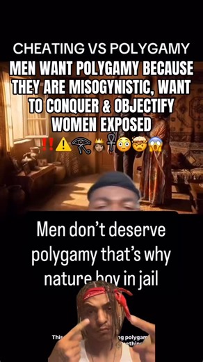 G. West 🗣️🎙️۞𓄇 on Instagram: "MEN WANT POLYGAMY BECAUSE THEY ARE MISOGYNISTIC, WANT TO CONQUER & OBJECTIFY WOMEN EXPOSED ‼️⚠️𓂀👸🏽𓋹😳🤯😱 #GodWillRise #KrstConsciousness #ASE #9EtherBeing🌌🌠🧬 🗣️ @oshun.heals"