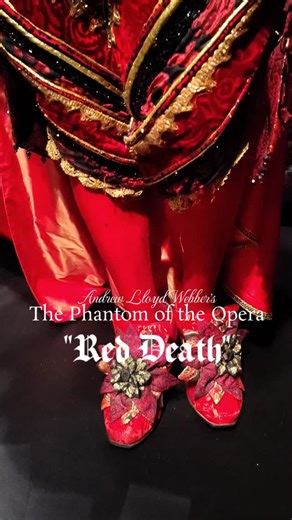 Phantom on a Budget (Lindsey) on Instagram: "Andrew Lloyd Webber's legendary musical, The Phantom of the Opera" features some of the most elaborate costumes ever to grace the West End and Broadway stages. Costume designer Maria Björnson's work features complex layering of fabrics and trims to create truly beautiful details that make the costumes look rich on stage against the show's "black box" design. One of the most famous costumes in the show is the menacing Red Death. This is worn by the Pha