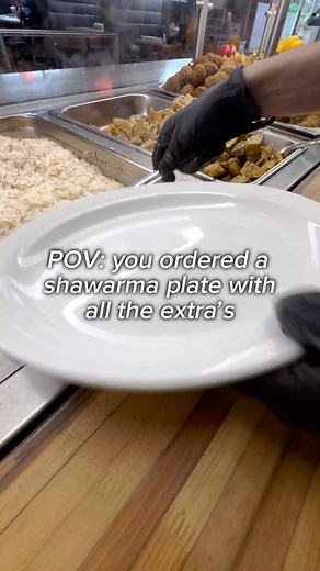 199K views · 540 reactions | You need to try this shawarma plate hack! Get our mixed plate with both salad and tabbouleh and add some falafel on the side for our most filling plate yet! All the sauces, all the protein, all the sides 﫶 #reels #food #shawarmalovers❤️珞 #shawarma | Shawarma Palace | Facebook