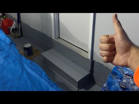 How To Paint Wood Garage Steps! Garage Transformation Part 2!