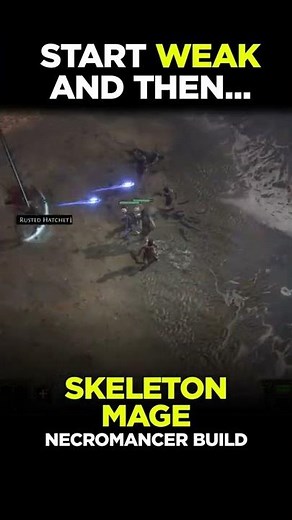 SKELETON MAGE BUILD | PoE Builds | #shorts #pathofexile #poe #poesentinel