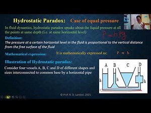 Lecture 4/Mechanical Properties of Fluids/XII Physics/Hydrostatic Paradox
