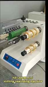 BOPP Tape Slitting on YD-200A Compact Slitting Machine #shorts