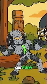 Predator vs Alien: Forest Fight TO THE DEATH! #shorts