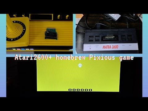 Atari 2600+ Batari Basic: My Pixious game Cartridge , part 1