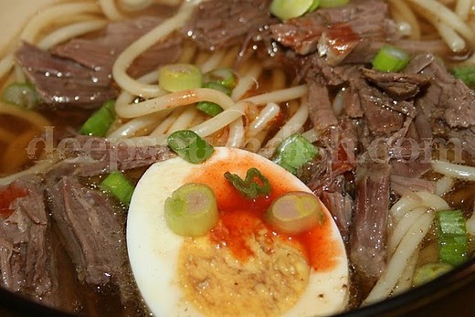 New Orleans Old Sober - Yakamein Beef Noodle Soup