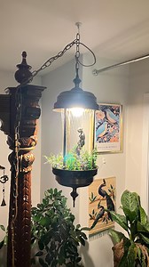 Vintage Oil Rain Lamp: Rare Metal Kinetic Hanging Lamp, USA Made - Etsy