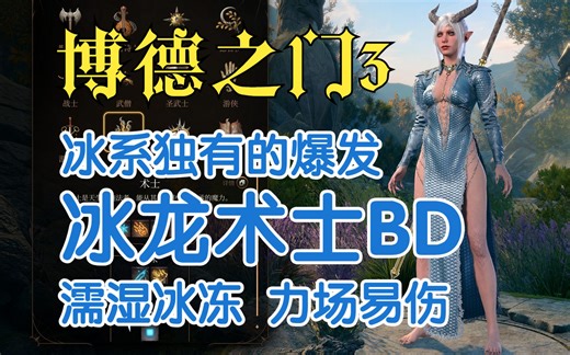 【博德之门3】冰龙术士BD攻略 濡湿冰冻 立场易伤 冰系独具的高爆发
