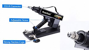 Auxfun Fickmaschine Sexmaschine für Frau Männer, 3XLR-Stecker Love Machine mit 7 Aufsätze-Dildos Masturbator Anal Dildo,Sexspielzeug