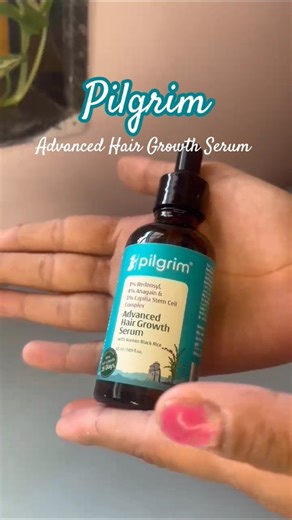 Pilgrim Korean Black Rice Hair Growth Serum Unboxing ✨ #haircare #beauty #ugc #youtube #youtuber