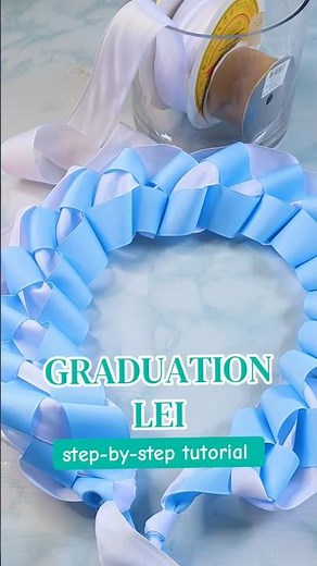 Graduation Lei Full tutorial #graduate #graduation
